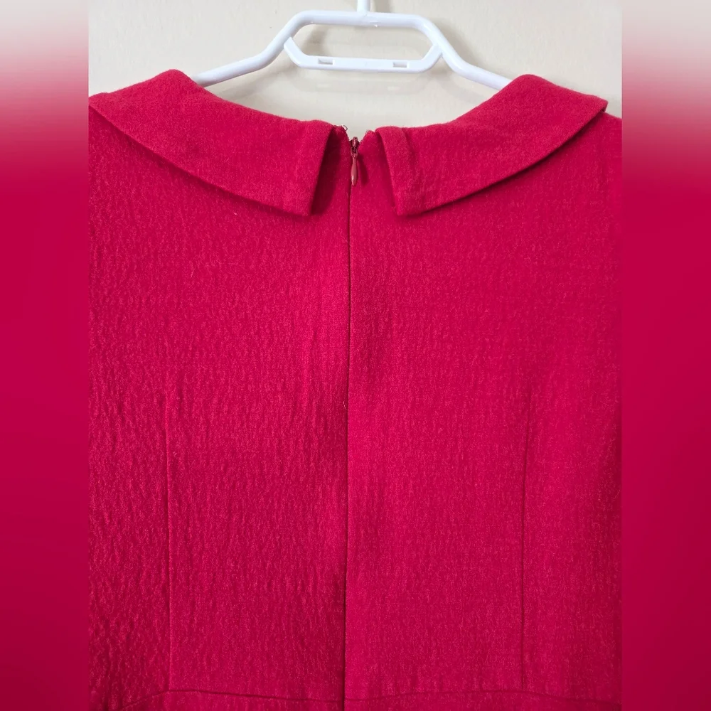 4/$20 Queen's Court Red Mini Dress with Bow - Picture 7 of 9